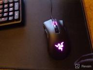 img 1 attached to Improved Razer DeathAdder V2 Gaming Mouse: Advanced 20K DPI Optical Sensor - Fastest Gaming Mouse Switch 🖱️ - Vibrant Chroma RGB Lighting - 8 Customizable Buttons - Enhanced Rubberized Side Grips - Sleek Classic Black review by Eunu AT ᠌