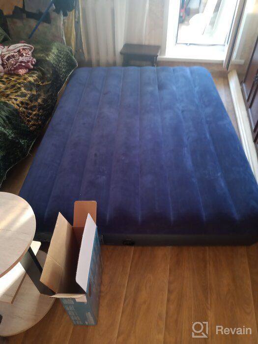 img 3 attached to Intex Classic Downy Airbed, Full: Comfortable and Reliable Sleeping Solution review by Kichiro ᠌