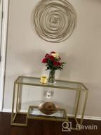 img 1 attached to Athena 64'' Wide Rectangular Console Table In Satin Nickel review by Barton Perez