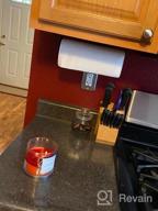 img 1 attached to Adhesive Wall Mounted Paper Towel Holder - Rustproof, No Drilling & Easy Tear | SMARTAKE Home Kitchen Accessory review by Brad Fleming