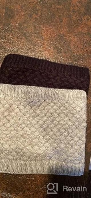 img 1 attached to 2-Pack Neck Warmer Scarves: Windproof Winter Warmth For Women & Men - Loritta Gifts! review by Djkutt Mack