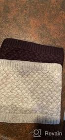 img 5 attached to 2-Pack Neck Warmer Scarves: Windproof Winter Warmth For Women & Men - Loritta Gifts!