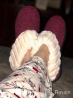img 1 attached to Warm And Cozy Women'S Fuzzy Slippers - A Perfect Fit For Your Home review by Trisha Hunter