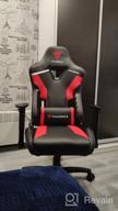 img 1 attached to Computer chair ThunderX3 TC3 gaming chair, upholstery: imitation leather, color: Ember Red review by Cieszysawa Rogowska ᠌