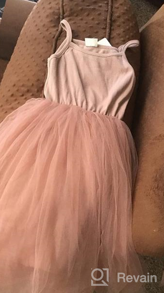img 1 attached to 👗 Adorable LYXIOF Baby Girls Tutu Dress: Long Sleeve/Sleeveless Princess Tulle Sundress review by Janie Dennis