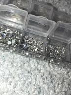 img 1 attached to Get Creative With YGDZ Nail Rhinestones: 1728Pcs Flatback Clear Diamond Beads For Nails Art Crafts In 6 Different Sizes review by Jordan Newkirk