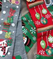 img 1 attached to Festive Five Toed Socks For Women: Stay Warm And Comfortable This Christmas With Ayliss Winter Crew Socks review by Arun Berry