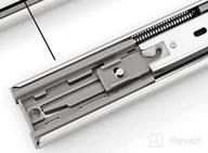 img 1 attached to Gobrico 18-Inch Full Extension Heavy Duty Soft Close Rear/Side Mount Ball Bearing Drawer Slides With Brackets, 10Pairs review by Jonathan Sanders