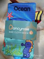 img 1 attached to 2 Pcs Dancyrose Baby Cloth Books For Sensory Development - Ocean & Animal Tail, Waterproof, Touch & Feel Crinkle Books For 0-18 Mons Kids review by Samantha Stevens