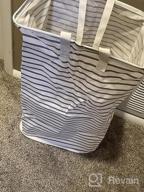 img 1 attached to Collapsible Laundry Hamper With Long Carry Handle And Waterproof Design - 72L Capacity For Clothes, Toys, And More - Includes Washing Bag review by Brian Tompkins