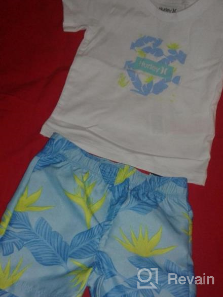 img 1 attached to Hurley Baby Boys' Swimwear 2-Piece Set review by Jeff Keegan