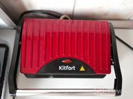 img 1 attached to Sandwich maker Kitfort KT-1609 Panini Maker, red review by Celina Burza ᠌