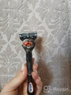 img 1 attached to Gillette Fusion5 ProGlide Men's Razor, 1 Cassette, 5 Carbon Blades, FlexBall Technology, Trimmer review by Toyofuku Hideo ᠌