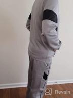 img 1 attached to Stylish And Comfortable Men'S Tracksuit With Full Zip Jacket - 2 Piece Sweatsuit Set By MoFiz review by Drew Springer