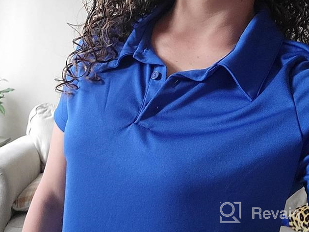 img 1 attached to Stay Cool On The Course With Women'S Dry-Fit Golf Polo Shirts In 20 Vibrant Colors! review by Justin Rashid