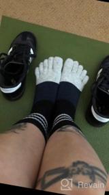 img 7 attached to Colorful Five Finger Animal Toe Socks For Women, Funny Casual Cotton Crew Socks By CaiDieNu