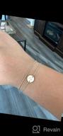 картинка 1 прикреплена к отзыву Изящные браслеты с инициалами из золота 14K с персонализированным медальоном-монограммой - идеальный подарок для женщин и девочек от MONOZO от Unm Weil