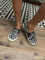 img 1 attached to Leopard Print Canvas Sneakers for Toddler/Little Kid - Boys' and Girls' Slip-on Loafer Shoes with Flats review by William Kava