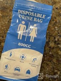 img 7 attached to 800ML Disposable Urinal Bag For Travel, Emergency Portable Pee And Vomit Bags (12 PCS) By DIBBATU - Unisex Urinal Toilet Bag Suitable For Camping, Traffic Jams, Pregnant Women, Patients & Kids