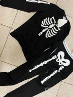 img 1 attached to 🎃 Mud Kingdom Toddler Halloween Skeleton Boys' Clothing Sets: Spooky Style for Your Little One review by Jeff Hall