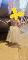 картинка 1 прикреплена к отзыву Cilucu Baby Girls Tutu Dress - Flower Girl Lace Infant Dress with Big V-Back, Belt Bow от James Martin