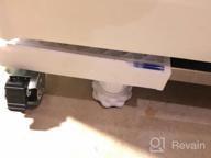 img 1 attached to Move Your Appliances With Ease: LUCKUP Adjustable Washing Machine Stand And Refrigerator Base With Swivel Wheels And Strong Feet review by David Miller