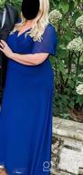 img 1 attached to Stunning Plus-Size Double V-Neck Maxi Dress For Formal Events - Ever-Pretty 09890 review by Nikki Kelley