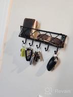 img 1 attached to Get Organized With The HappyHapi Wall Mounted Key Holder And Mail Basket review by Preston Molden