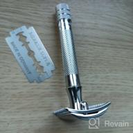 img 1 attached to Merkur Solingen T-Blade 9015001: Durable Chrome Razor with Replaceable Blades (1 pc) review by Kio Park ᠌