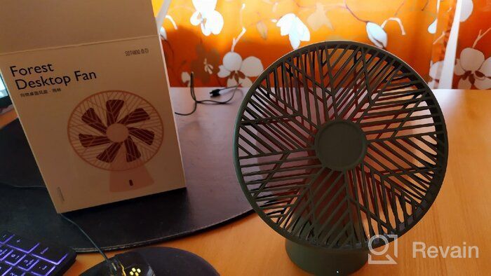 img 1 attached to Xiaomi Sothing Silent Rainforest Mini Fan Portable Fan, Beige review by Agata Dbrowska ᠌