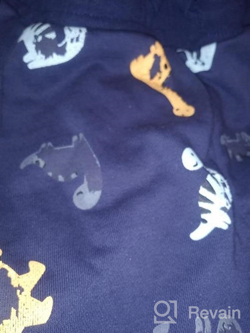 img 1 attached to 🧢 Get Your Boys Ready to Play with LOKTARC 2 Pack Cute Pattern Cotton Sweatpants review by Danierl Temple