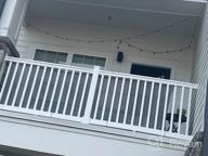 картинка 1 прикреплена к отзыву SUNLAX 3'X16' Dark Grey Balcony Privacy Screen Fence Windscreen Cover Fabric Shade Netting Mesh Cloth With Grommets UV Protection For Patio, Backyard, Porch, Railing Shield 90% от Eric Jefferson