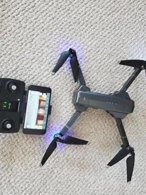 img 5 attached to Снимайте потрясающие кадры с воздуха со складным дроном Contixo F24 Pro 4K UHD — возврат домой по GPS, время полета 30 минут, совместимость с камерой VR и FPV — в комплекте с сумкой для переноски для взрослых