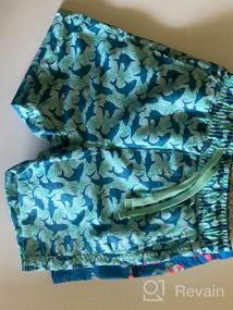 img 4 attached to 🩳 Get Summer Ready with ESTAMICO Boys' Quick Dry Beach Swim Trunk Printed Board Shorts with Pockets