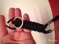 img 1 attached to Survive The Great Outdoors With The EOTW Paracord Keychain Set: Military-Grade Lanyard And Carabiner For Camping And Hiking Activities (4-Pack) review by Rick Rownd