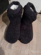 img 1 attached to Women'S Slipper Booties: Comfortable Soft Lining & Rubber Sole For Winter Wear! review by Joe Gosa