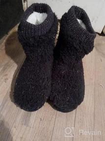 img 5 attached to Women'S Slipper Booties: Comfortable Soft Lining & Rubber Sole For Winter Wear!