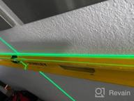img 1 attached to Laser Level, 98Ft Green Self-Leveling Laser Line With Magnetic Base, With Adjustable Lightness Line Cross Laser Level For Picture Hanging - KAIWEETS T03 review by Sam Bauer