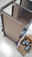 img 1 attached to TAIMIKO Utility Cart, Stainless Steel 3-Shelf Kitchen Trolley For Restaurant Catering Kitchen Up To 300 Lbs Capacity, Stainless Steel Carts Four Sizes For Your Choose (L33.5W17.7H35.4'') … review by Michelle Pierce