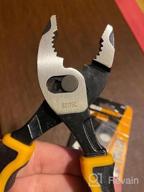 img 1 attached to GEARWRENCH 10-Inch Pitbull K9 V-Jaw Dual Material Tongue And Groove Pliers - 82172C review by Phil Morales