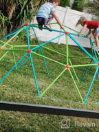 img 1 attached to Zupapa Dome Climber, 6FT Jungle Gym, Outdoor & Indoor Climbing Dome With 750LBS Weight Capability, Suitable For 1-6 Kids Climbing Frame review by Howie Broyles