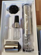 img 2 attached to Circle Joy Electric Wine Accessories Set Electric Corkscrew with Wine Accessories 4 b1 with Battery Powered Circle Joy Electric Wine Accessories GIFT SET (CJ-TZ02) CN, silver review by Wiktor Jakuta ᠌