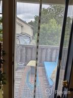 img 1 attached to Upgrade Your Home With A Hands-Free, Pet-Friendly Magnetic Screen Door: Innotree'S Heavy Duty Mesh Curtain Fits Doors Up To 38"X82 review by Ricky Khan