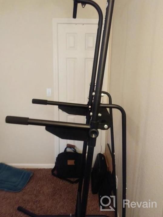 img 1 attached to Ultimate Power Tower With Smart Workout App - Home Gym Pull Up Bar Dip Station For Elite Strength Training And Fitness Equipment review by Scott Goff