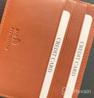 картинка 1 прикреплена к отзыву 🧳 DiLoro Minimalist Leather Travel Blocking Wallet: Ultimate Secure Solution for Travelers от David West
