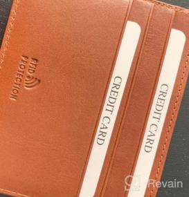 img 3 attached to 🧳 DiLoro Minimalist Leather Travel Blocking Wallet: Ultimate Secure Solution for Travelers