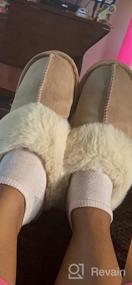 img 5 attached to Plush Memory Foam Women'S Slippers: Warm, Soft, And Anti-Skid For Indoor And Outdoor Use