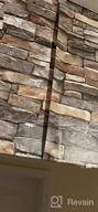 img 1 attached to 23.6" X 118" Peel & Stick Faux Stone Brick Wallpaper - Removable Self-Adhesive Home Decoration Fireplace Shelf Paper review by Nick Reddy