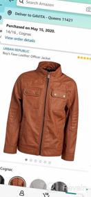 img 8 attached to 🧥 URBAN REPUBLIC Leather Officer Jacket: Stylish Boys' Clothing for Jackets & Coats