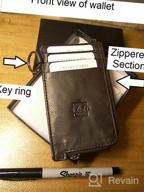 img 1 attached to Credit Card Holder with Chain Cover review by Alan Miller